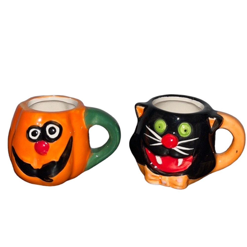 Halloween Miniature Ceramic Mug Set